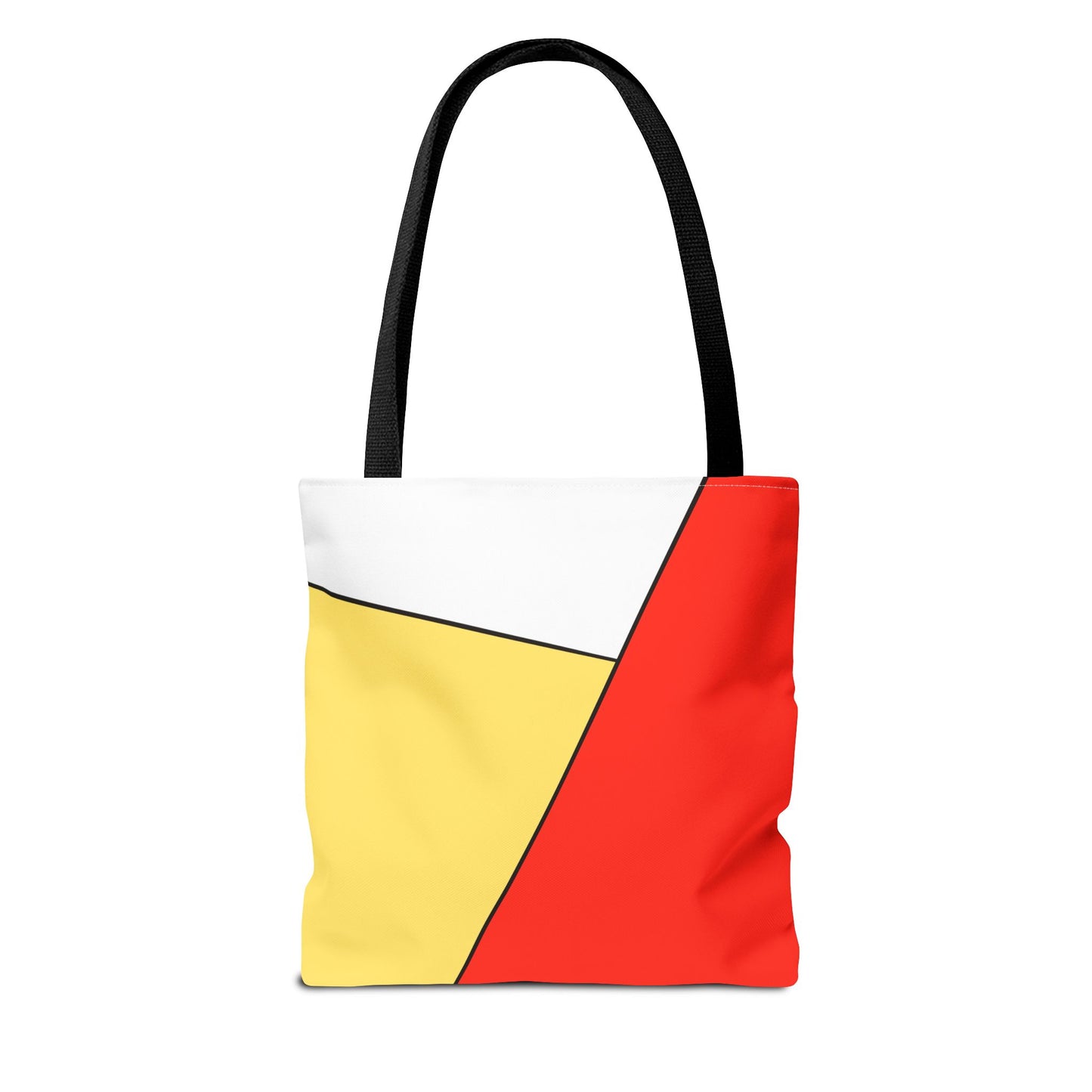 Red, Yellow, White, Tote Bag (AOP)