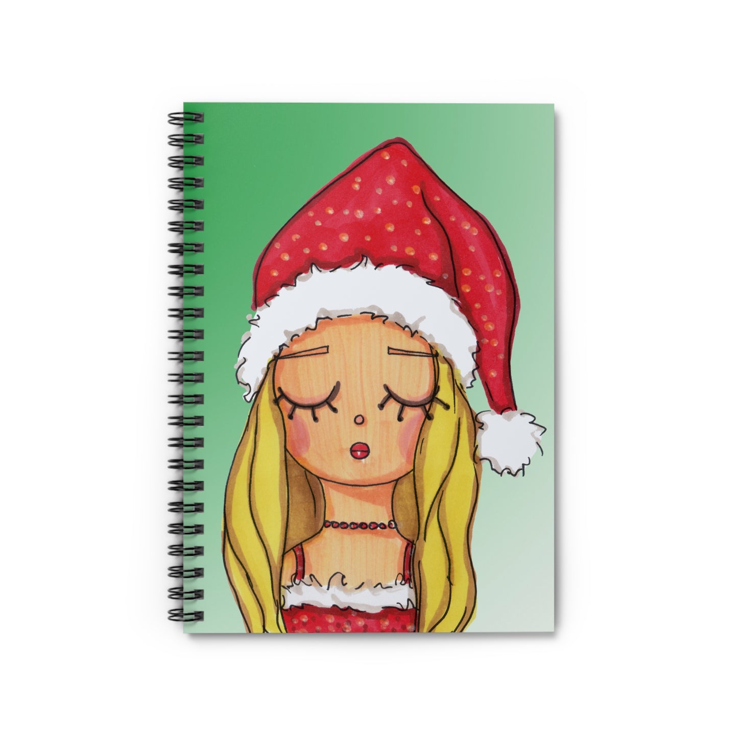 Santa Baby, Spiral Notebook - Ruled Line