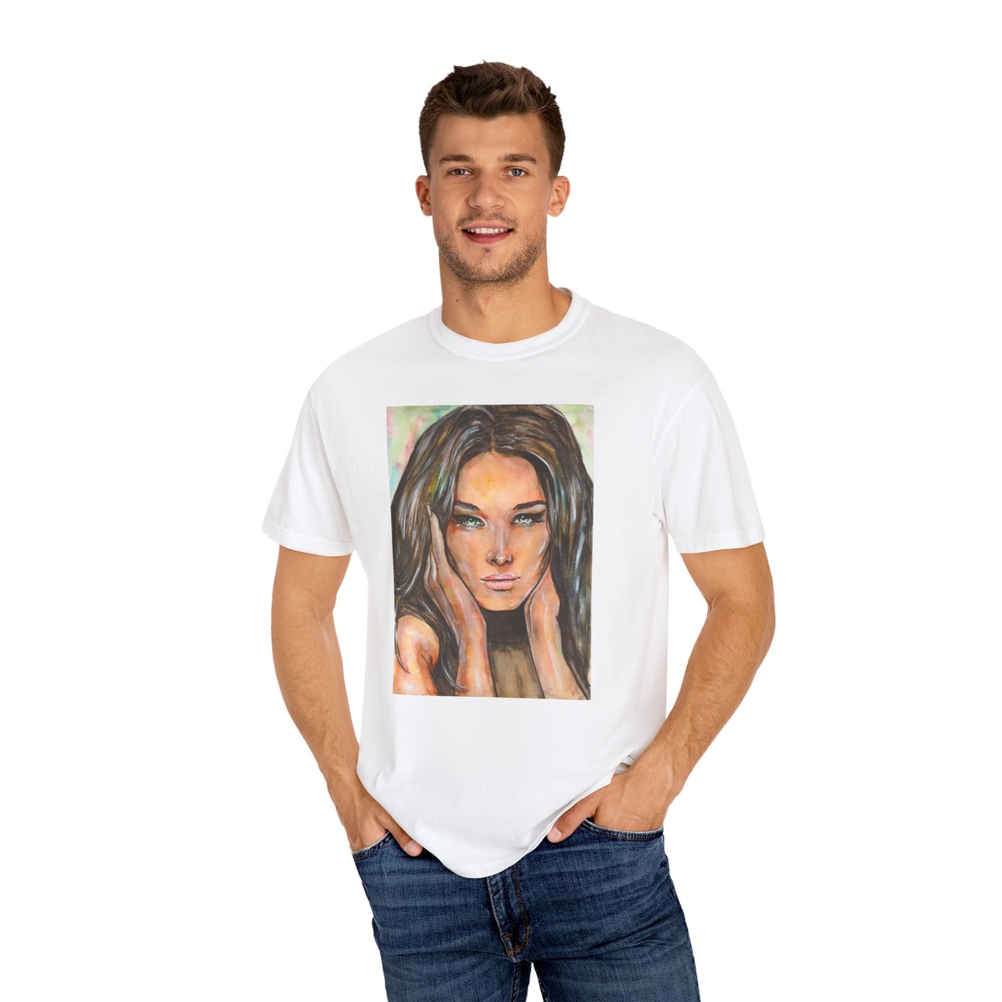 Carla, Unisex Garment-Dyed T-shirt