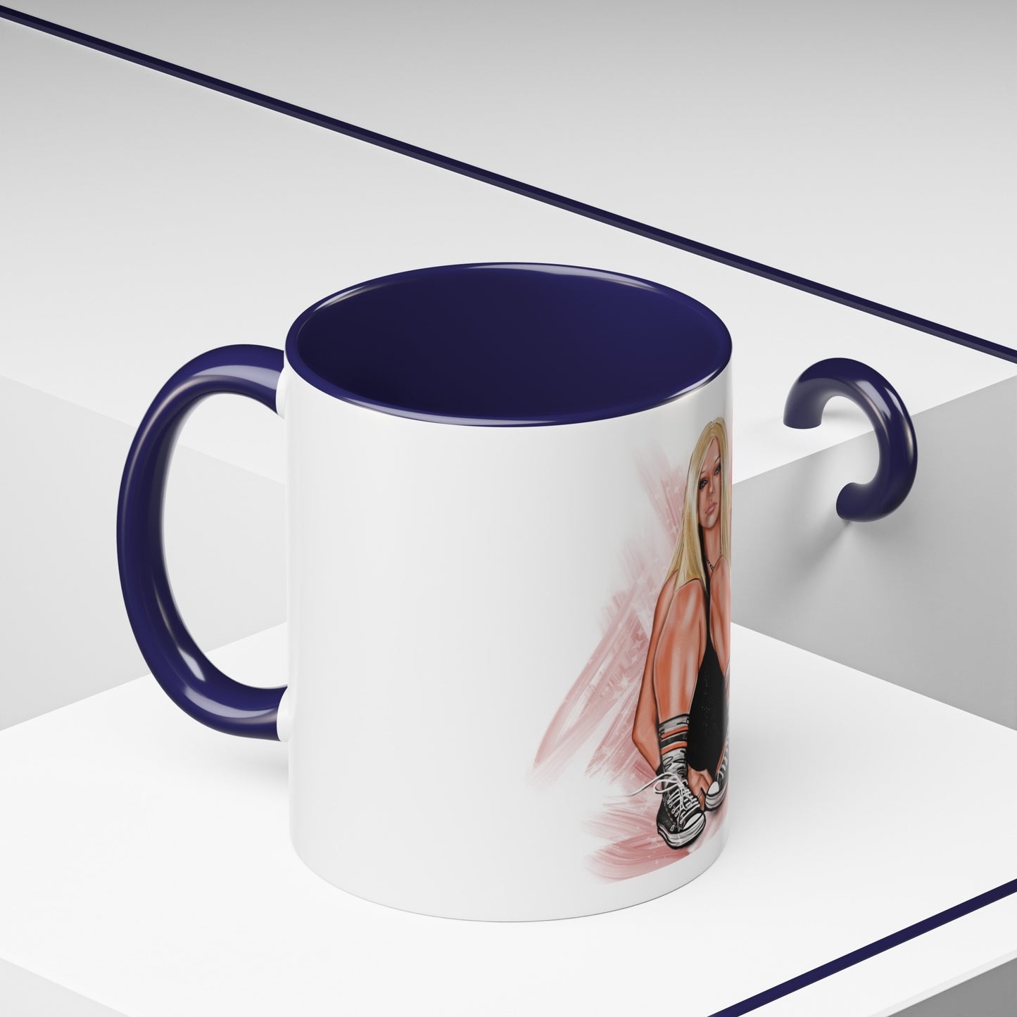 Avril, Accent Coffee Mug (11, 15oz)