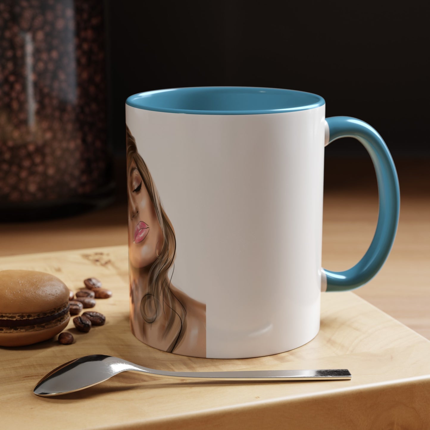 Candice Swanepoel, Accent Coffee Mug (11, 15oz)