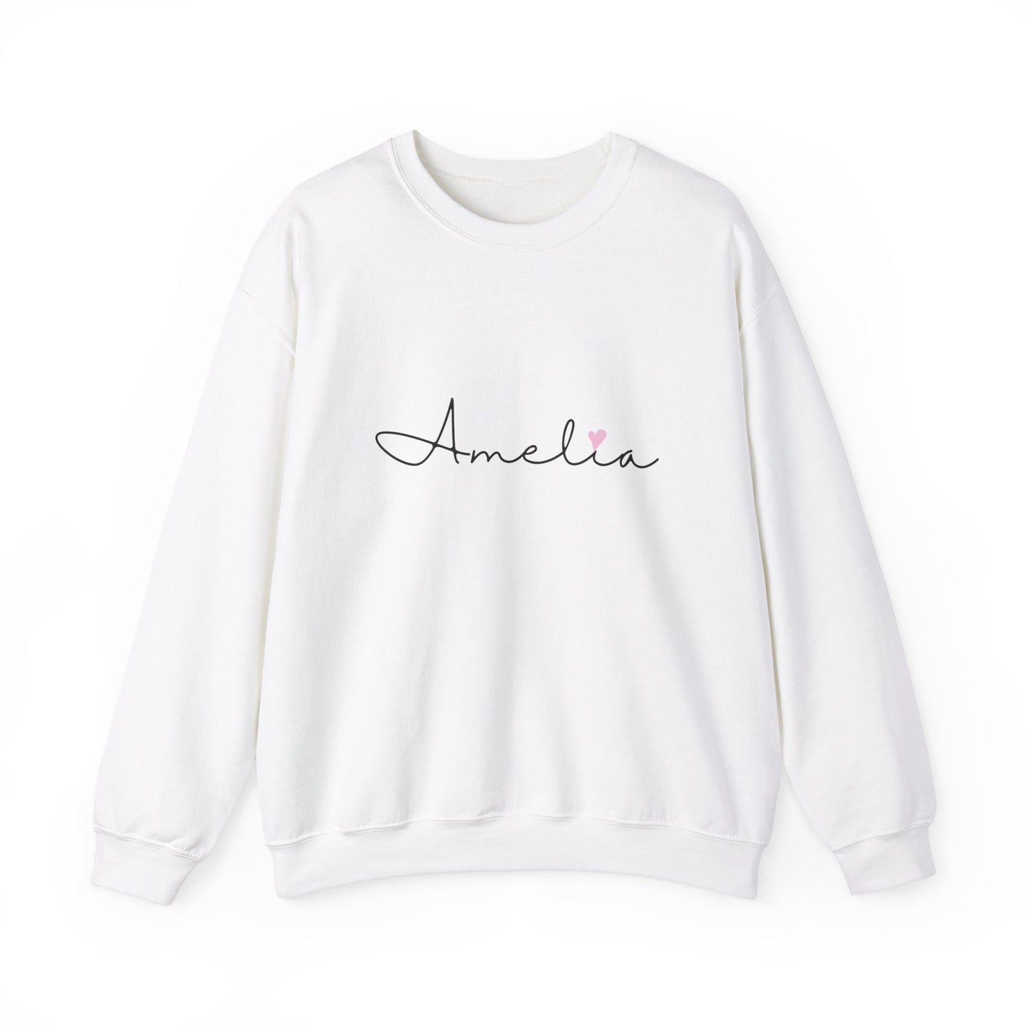 Amelia, Girl, Woman, Name, Unisex Heavy Blend™ Crewneck Sweatshirt