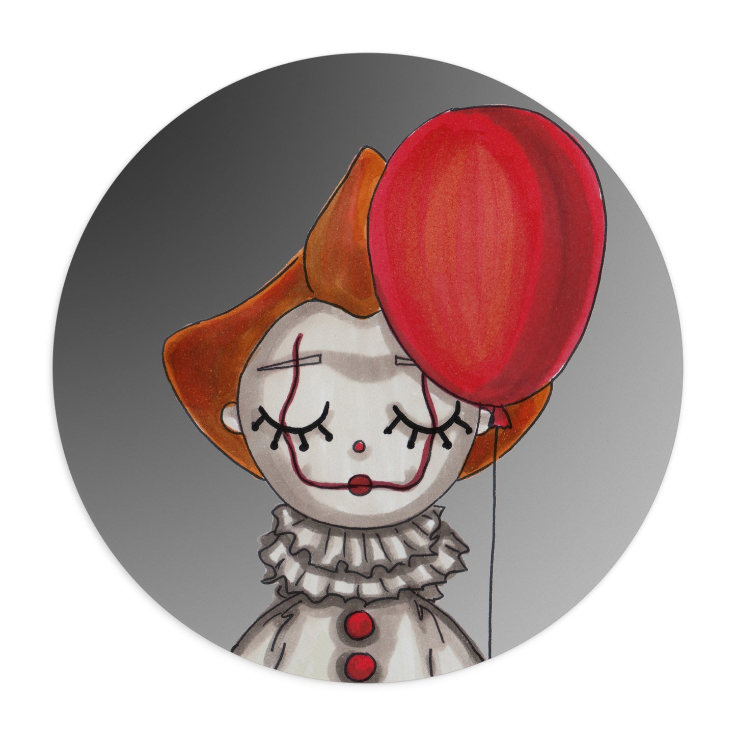 Clown, Balloon, Mouse Pad