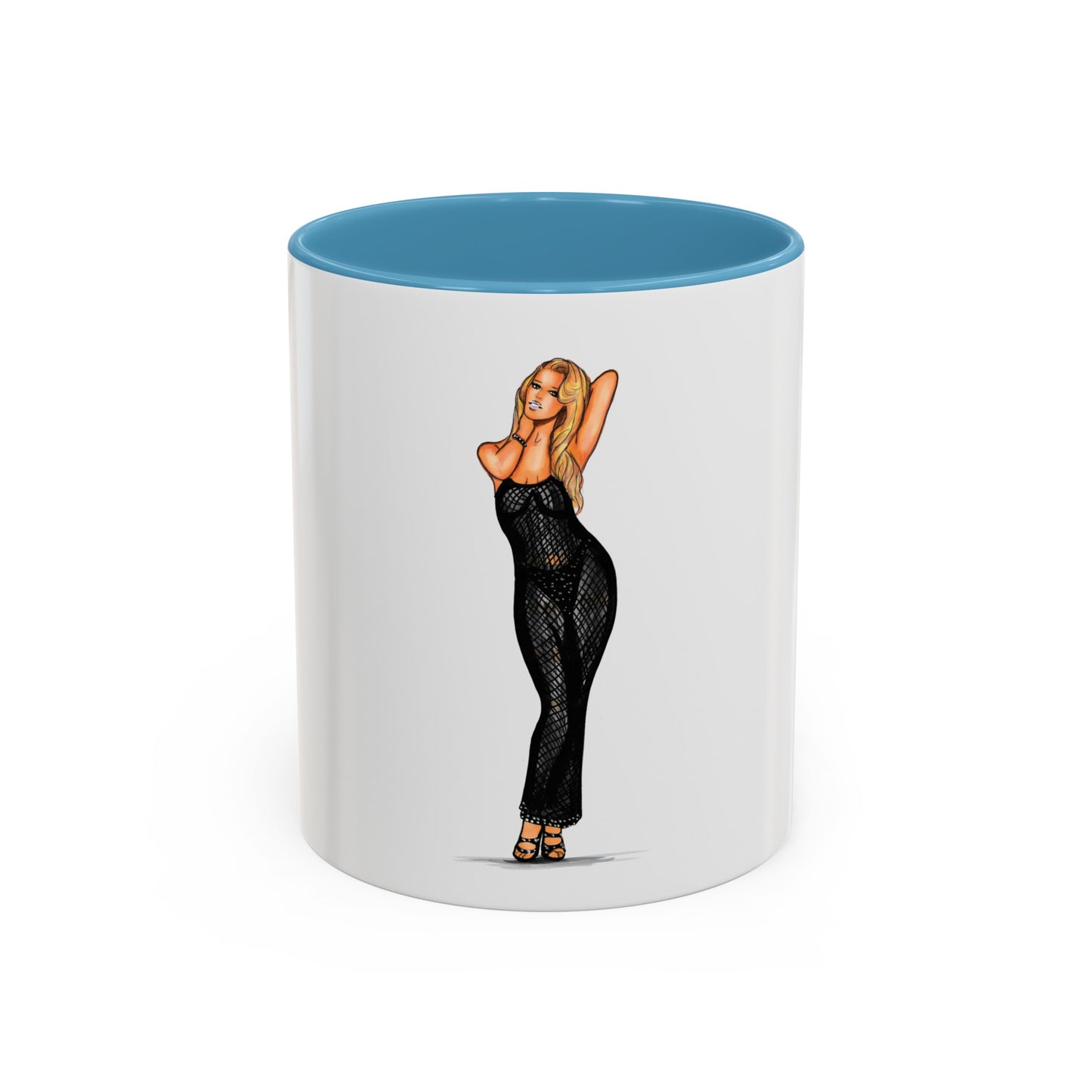 Claudia Schiffer, Accent Coffee Mug (11, 15oz)