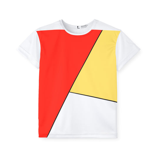 Red, Yellow, White, Kids Sports Jersey (AOP)