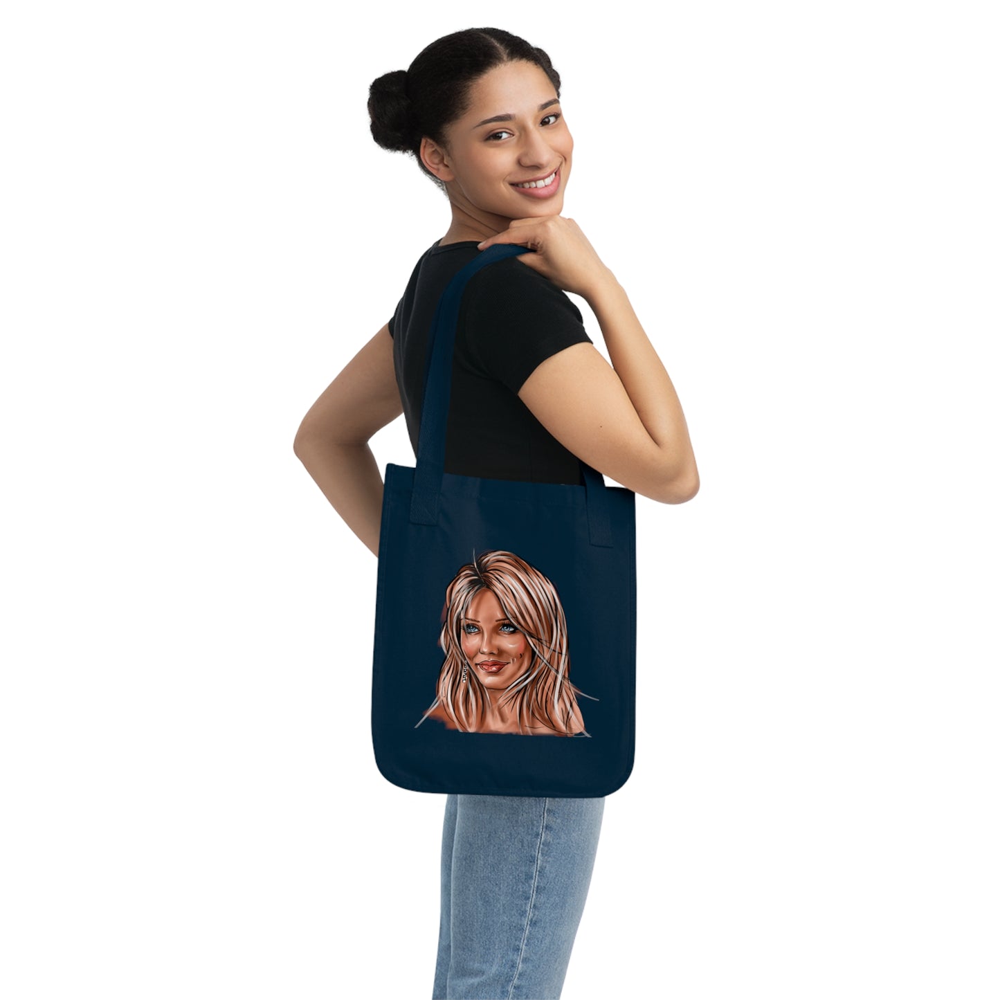 Cameron Diaz, Organic Canvas Tote Bag