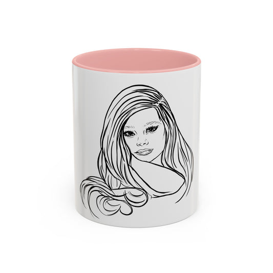 Brooke Shields, Accent Coffee Mug (11, 15oz)