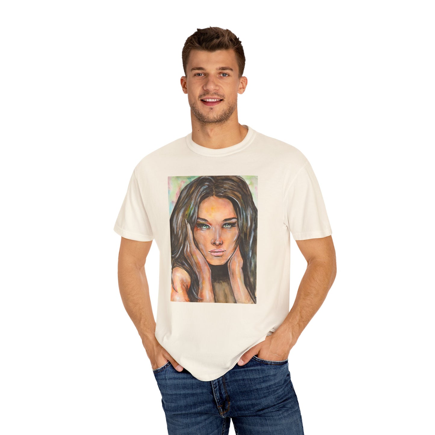 Carla, Unisex Garment-Dyed T-shirt