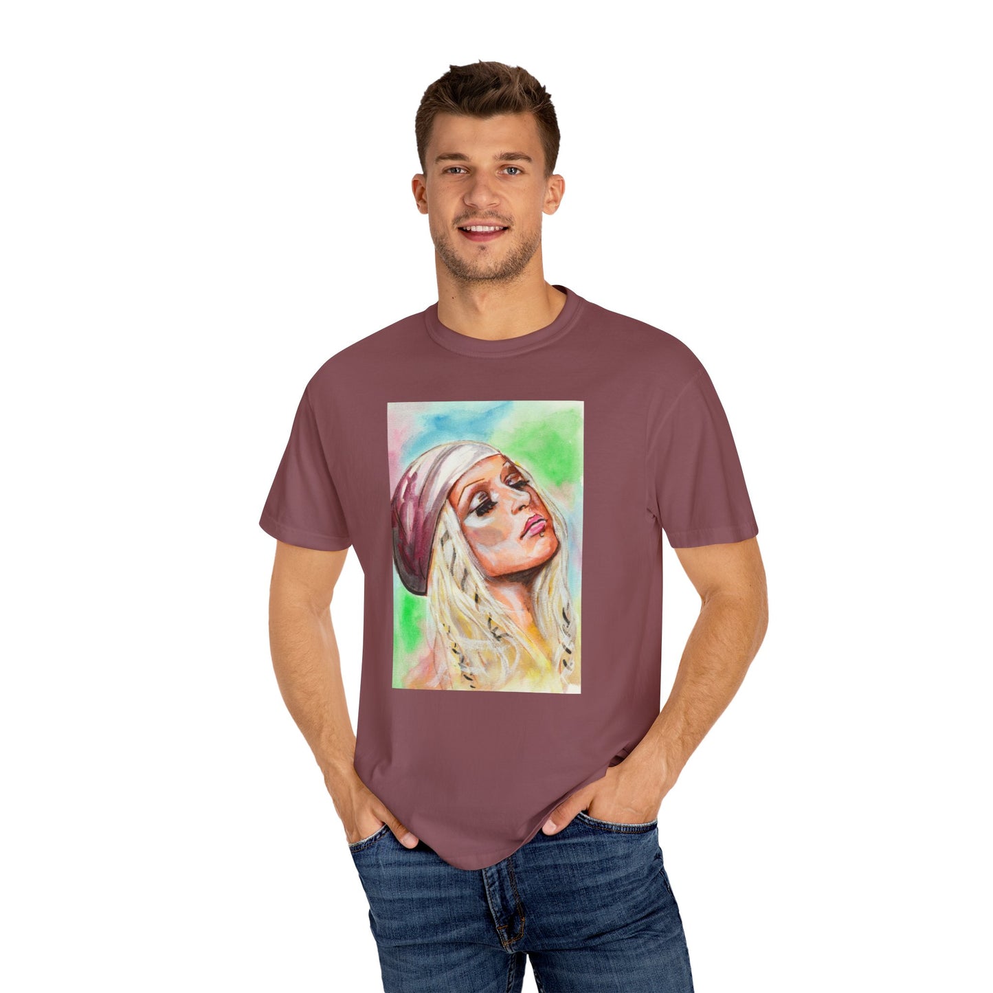 Christina, Unisex Garment-Dyed T-shirt