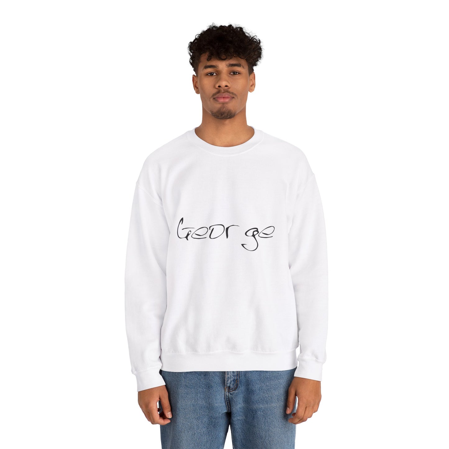 George, Man, Boy, Name, Unisex Heavy Blend™ Crewneck Sweatshirt