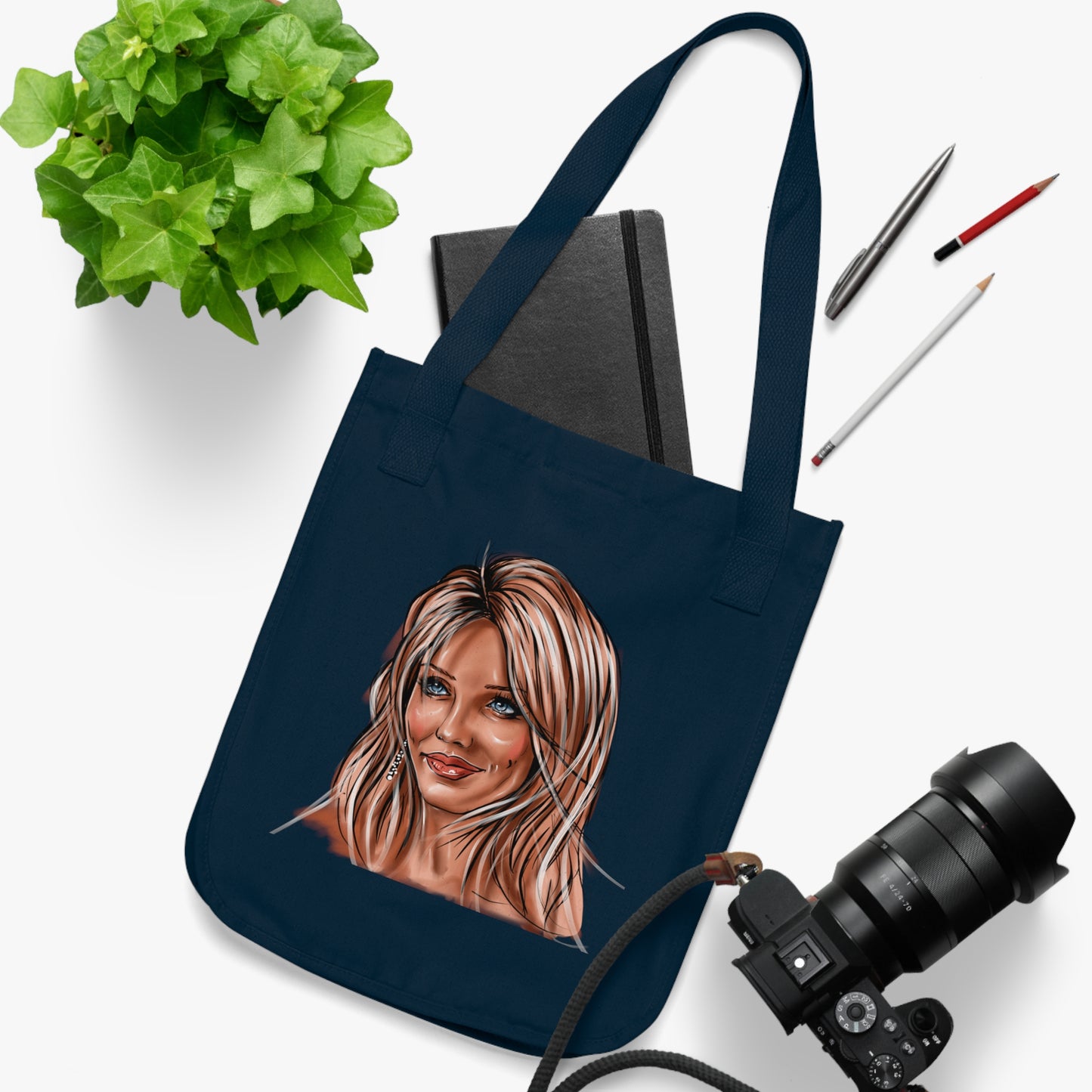 Cameron Diaz, Organic Canvas Tote Bag