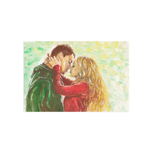 Amanda Seyfried and Channing Tatum in Dear John , Fine Art Postcards