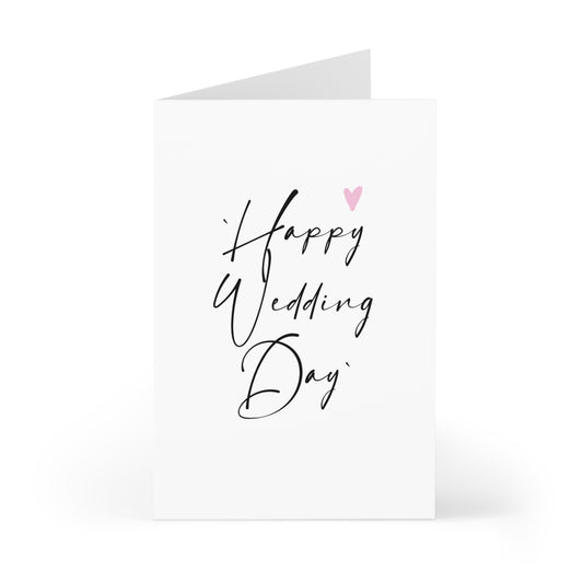 Happy Wedding Day, Greeting Cards (7 pcs)