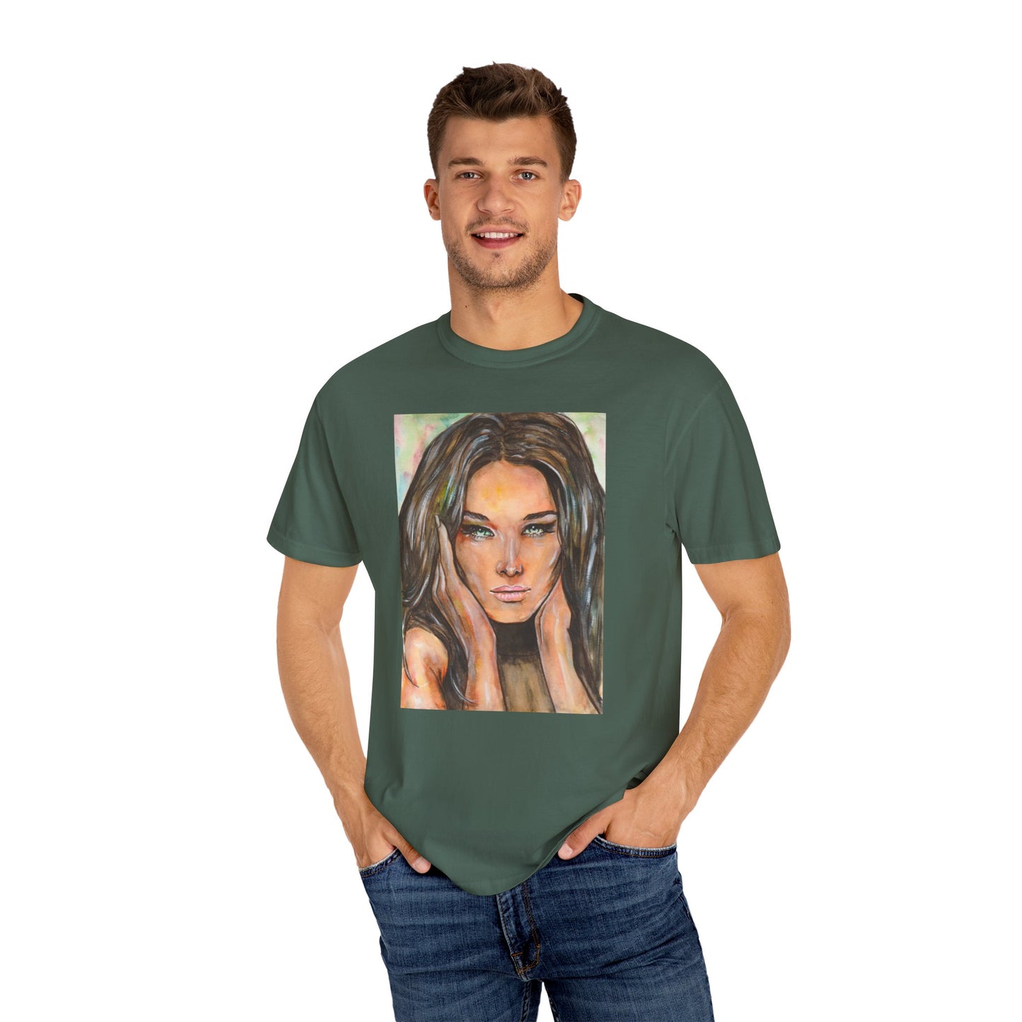 Carla, Unisex Garment-Dyed T-shirt