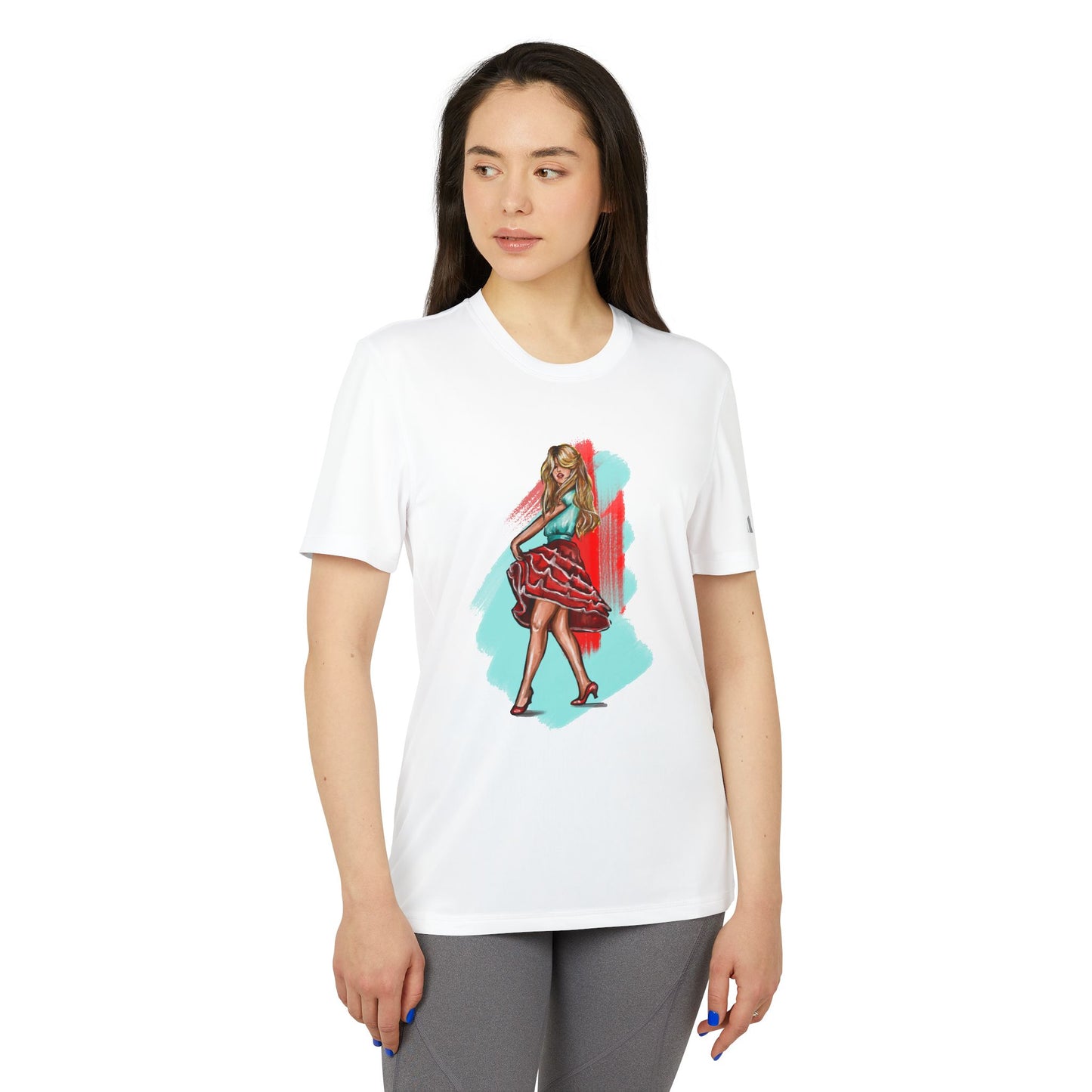 Brigitte Bardot, adidas® Unisex Sport T-shirt