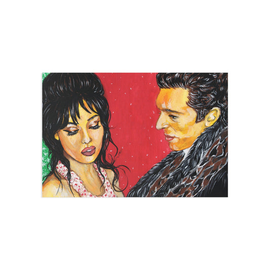 Monica Bellucci, Vincent Cassel, Fine Art Postcards