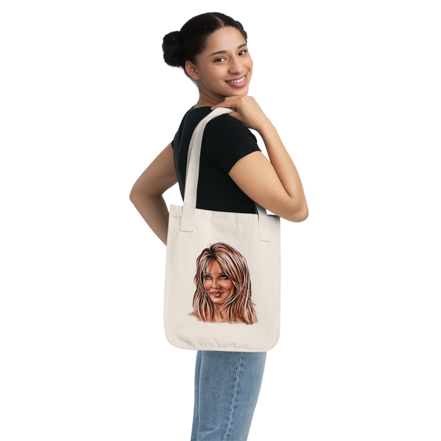 Cameron Diaz, Organic Canvas Tote Bag