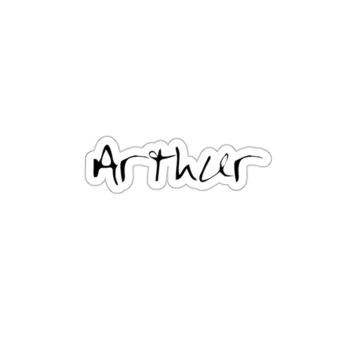 Arthur, Man, Boy, Name, Kiss-Cut Stickers