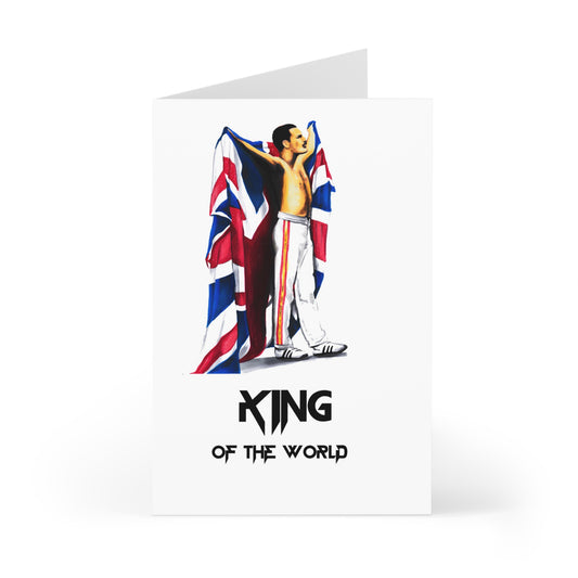 King Of The World, Card for Him, Greeting Cards (7 pcs)