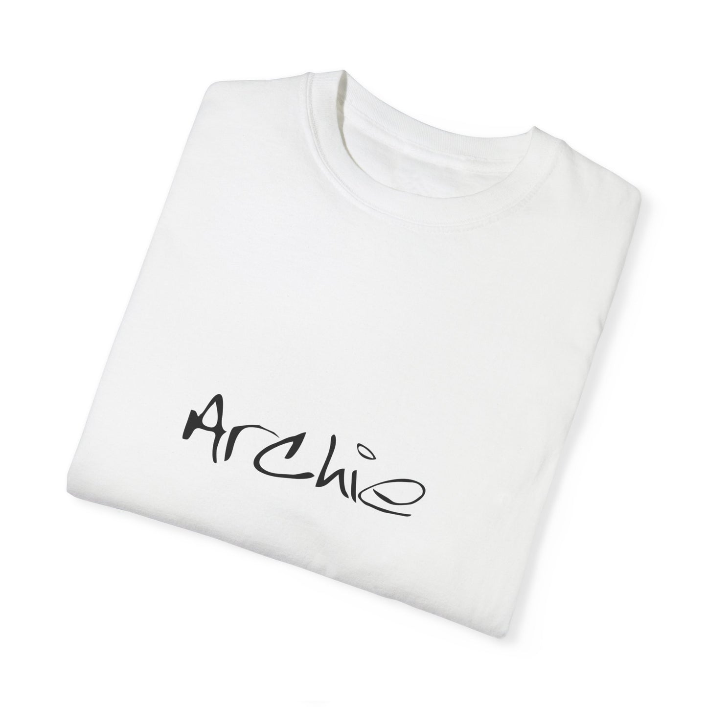 Archie, Man, Boy, Name, Unisex Garment-Dyed T-shirt