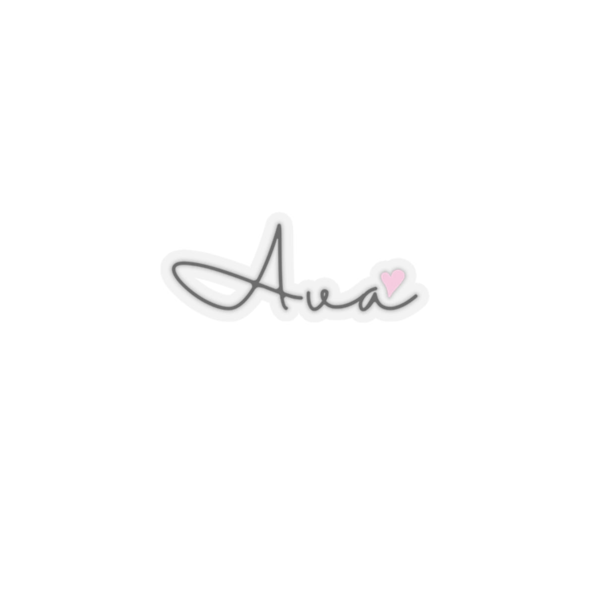 Ava, Girl, Woman, Name, Kiss-Cut Stickers