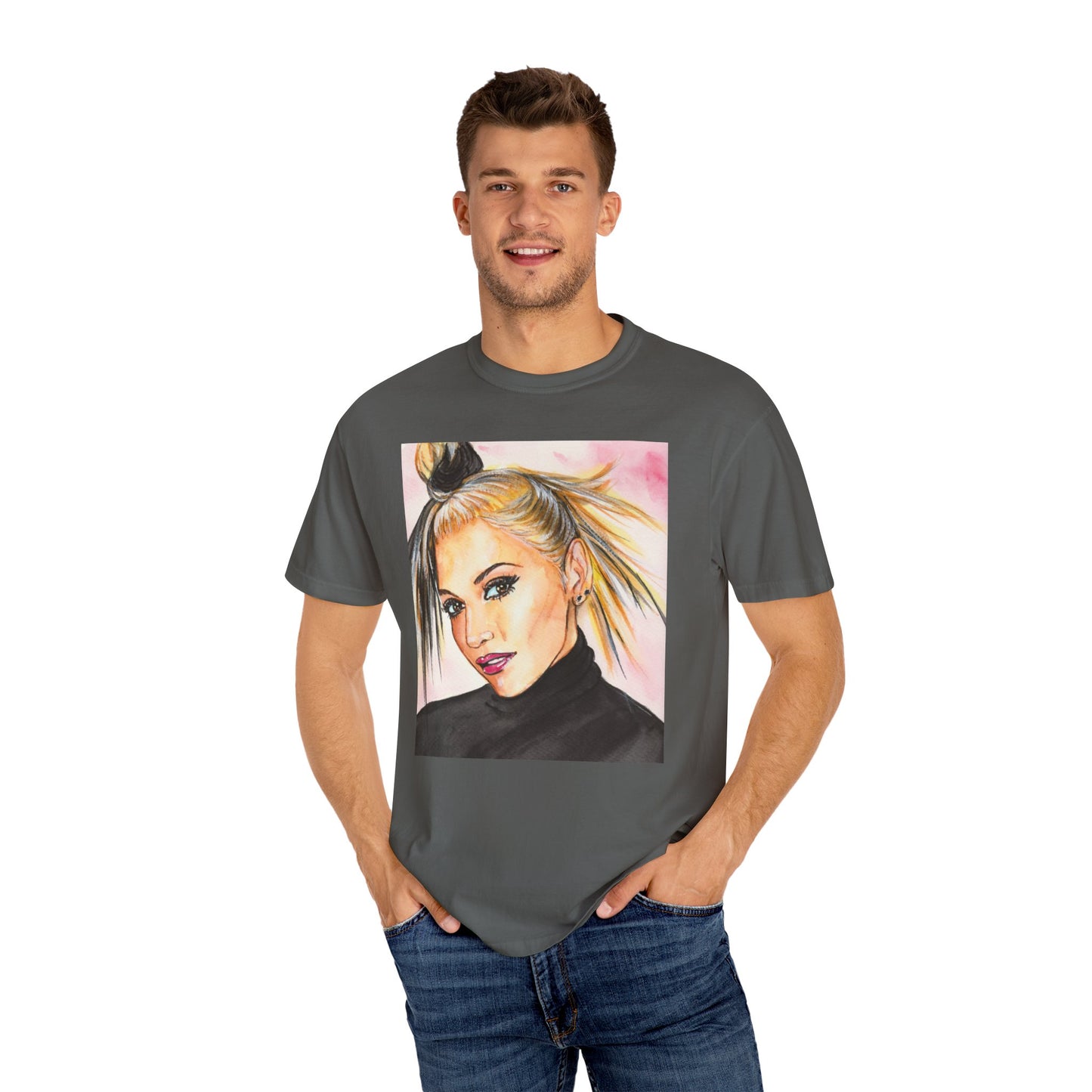 Gwen, Unisex Garment-Dyed T-shirt