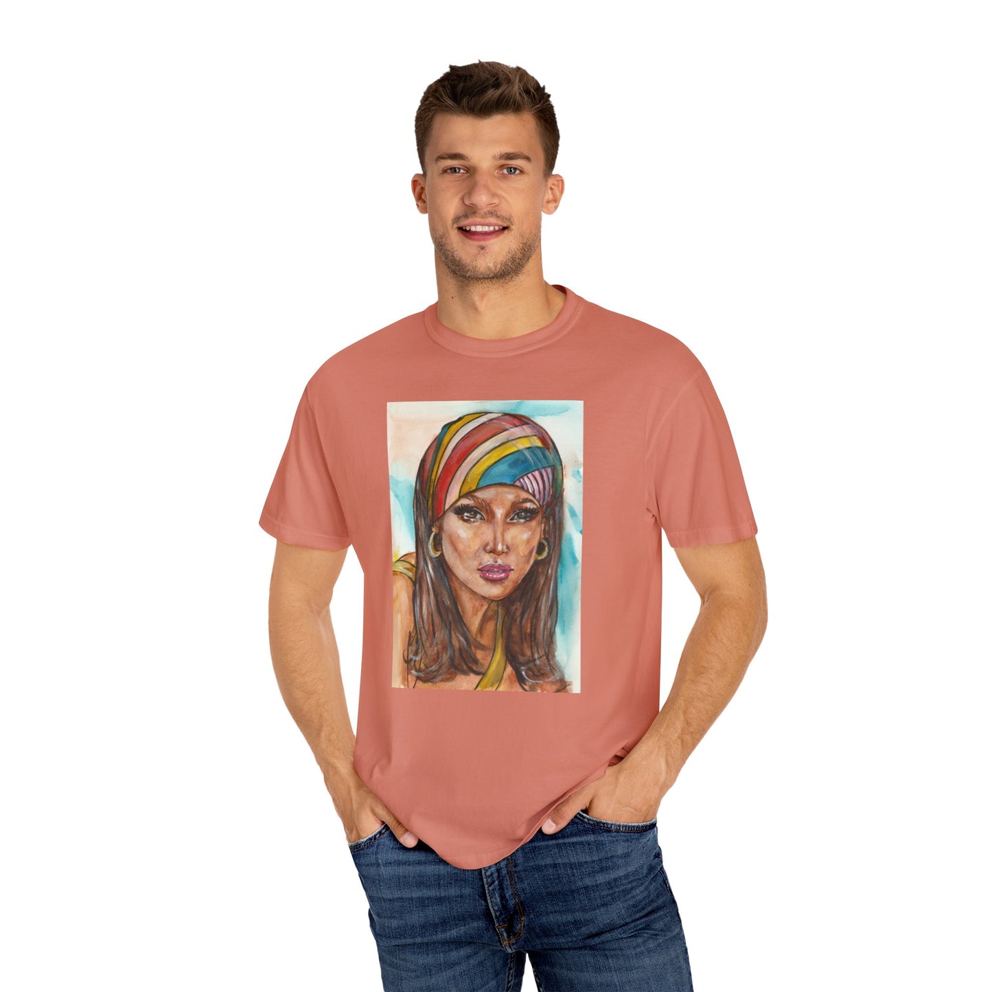 Jennifer Lopez, Unisex Garment-Dyed T-shirt