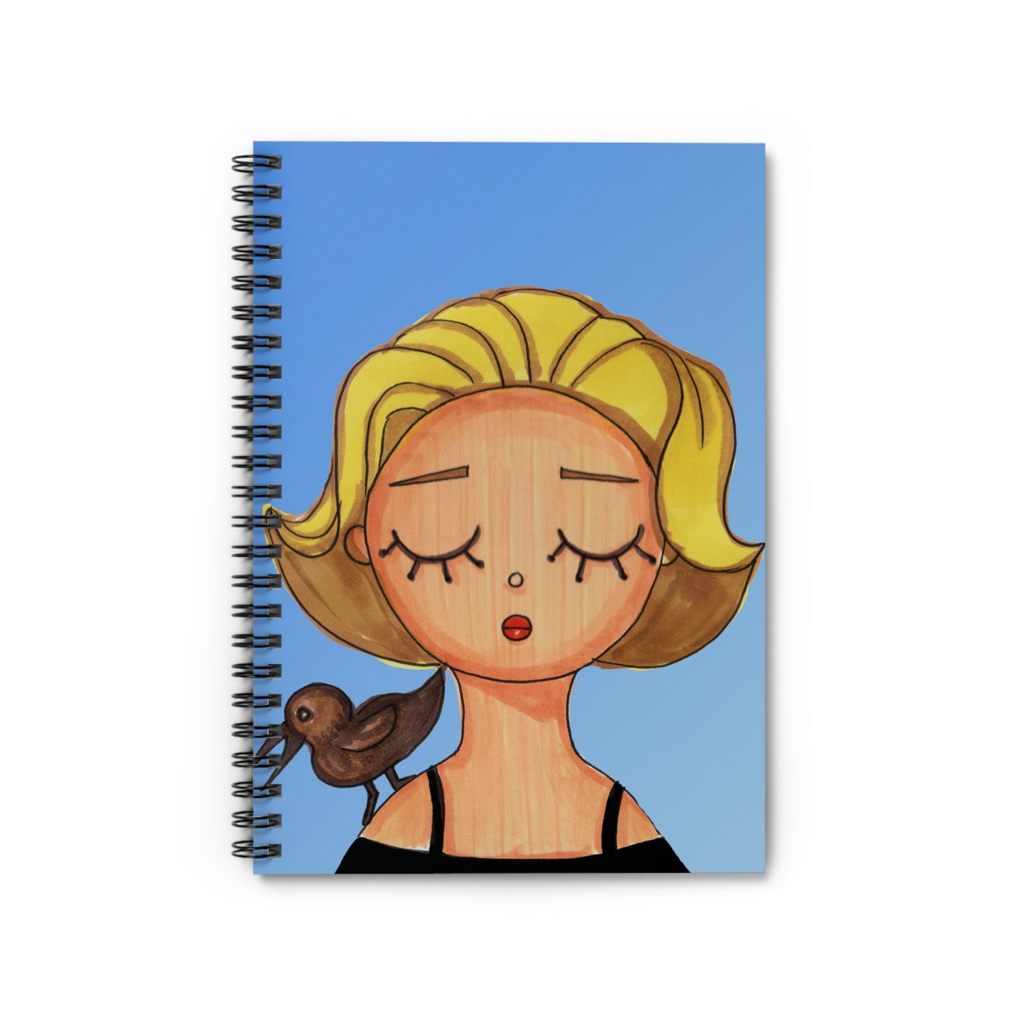 The Birds, Tippi Hedren, Spiral Notebook - Ruled Line