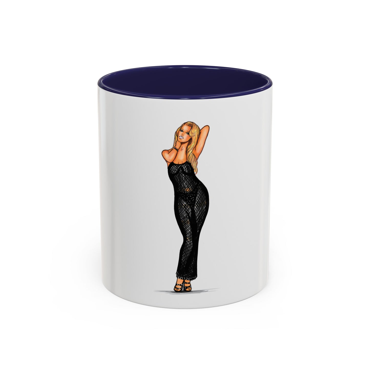 Claudia Schiffer, Accent Coffee Mug (11, 15oz)