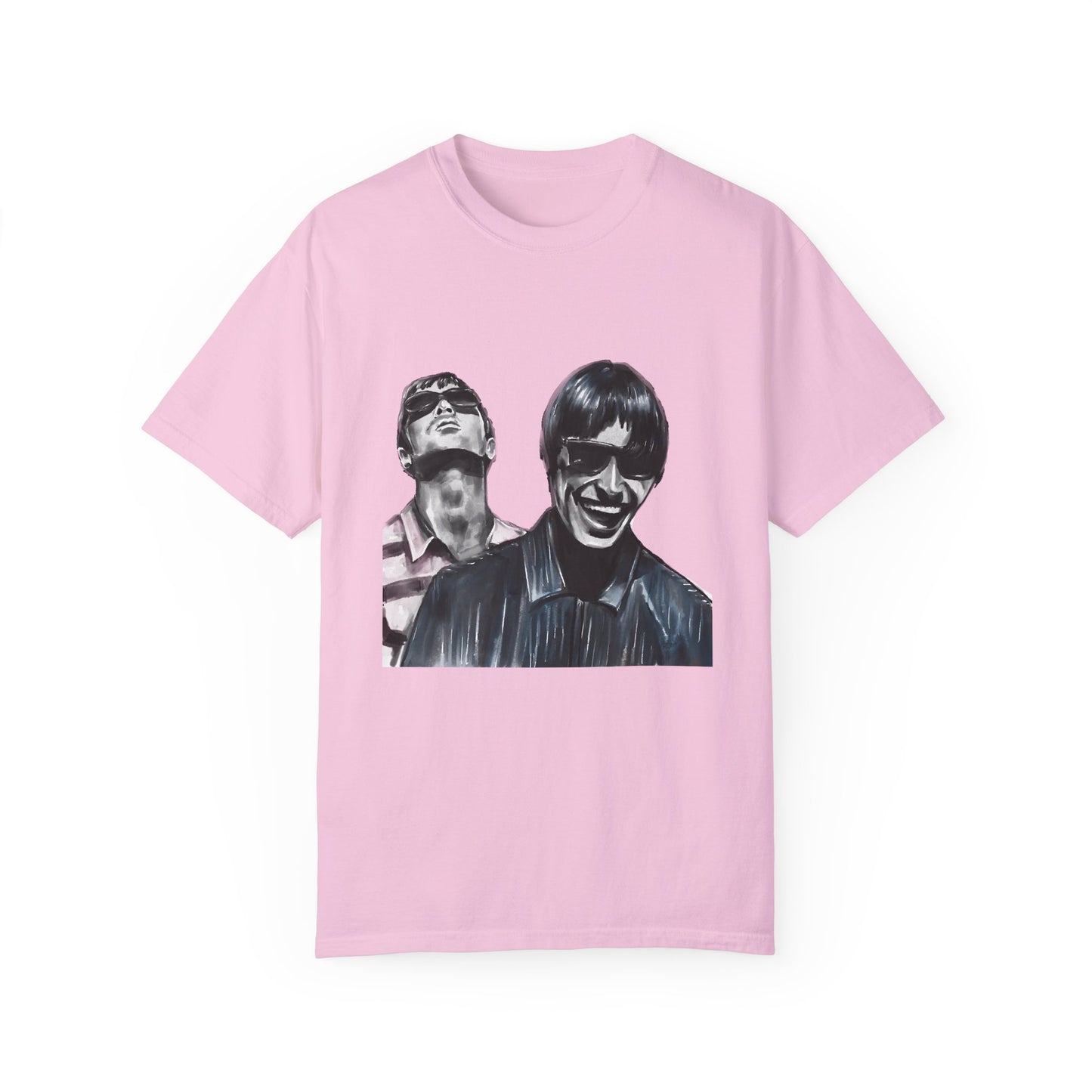 Liam & Noel Gallagher, Oasis, Unisex Garment-Dyed T-shirt