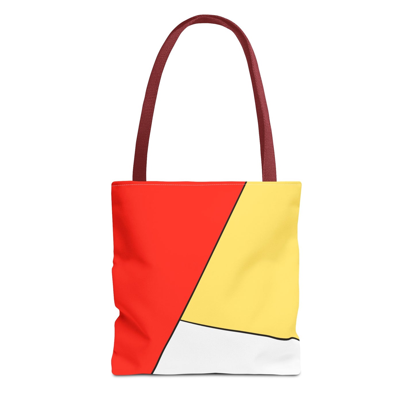 Red, Yellow, White, Tote Bag (AOP)