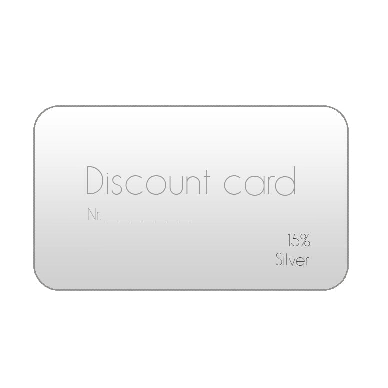 SILVER card 15%