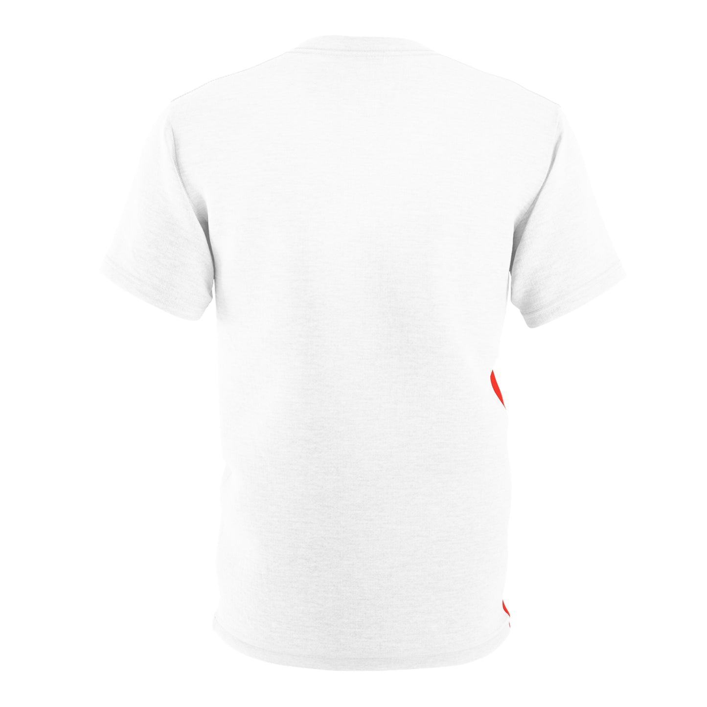 Red, Yellow, White, Unisex Cut & Sew Tee (AOP)