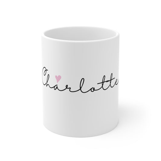 Charlotte, Girl, Woman, Name, Mug 11oz