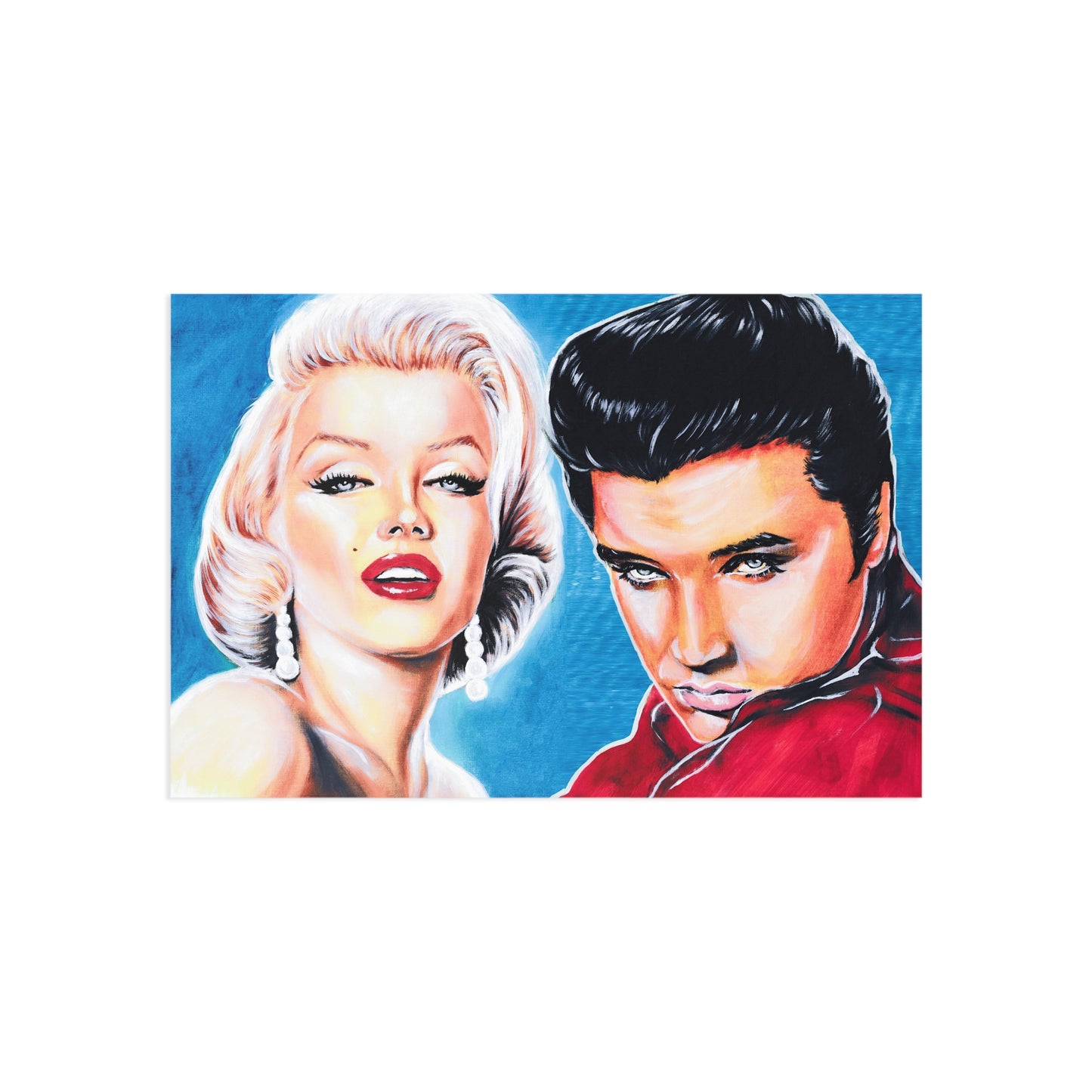 Marilyn and Elvis, Fine Art Postcards