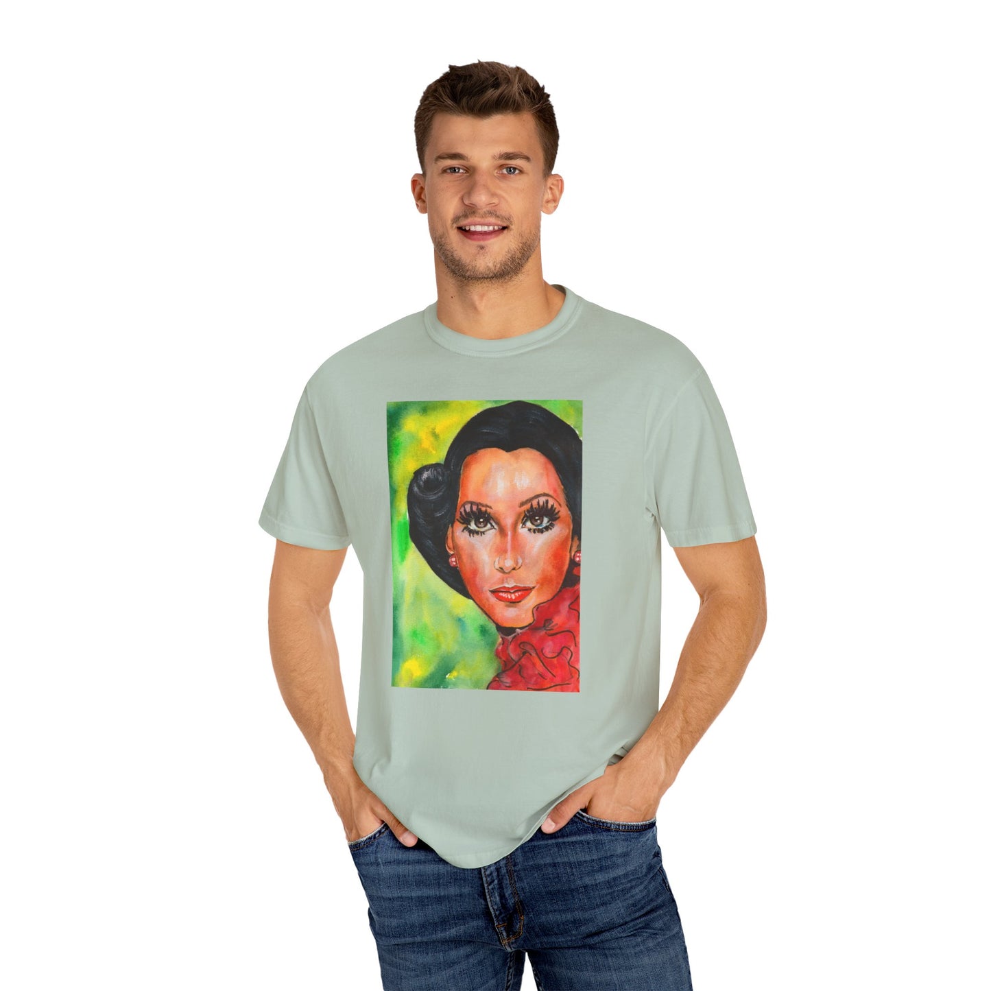 Cher, Unisex Garment-Dyed T-shirt