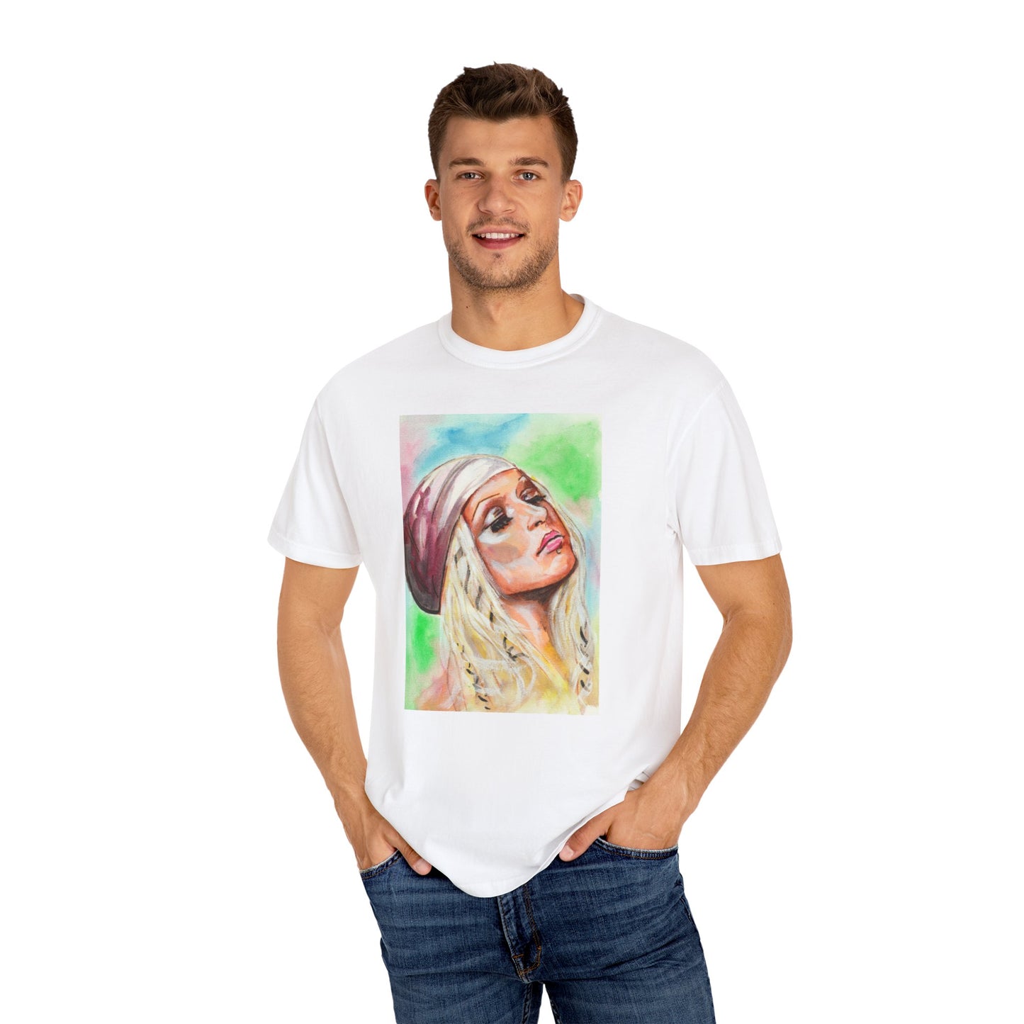 Christina, Unisex Garment-Dyed T-shirt