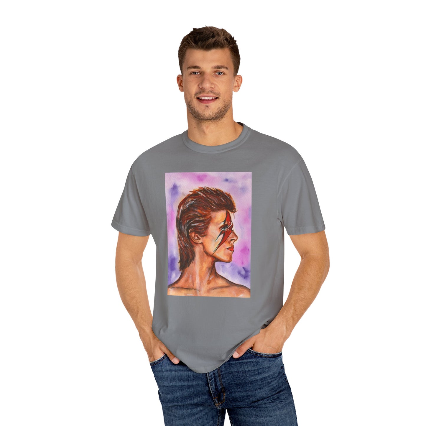 David Bowie, Unisex Garment-Dyed T-shirt