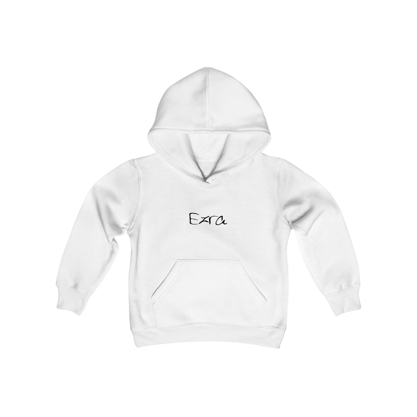 Ezra, Boy, Name, Youth Heavy Blend Hooded Sweatshirt