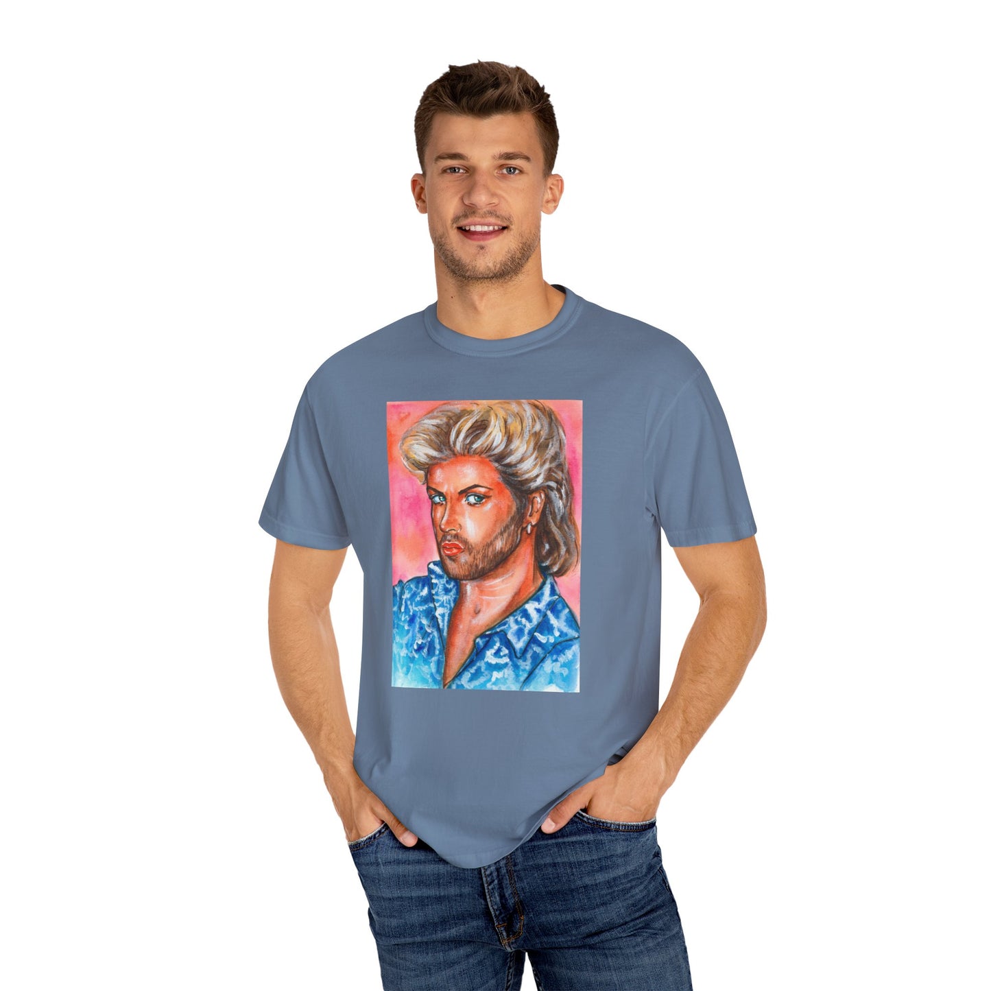 George, Unisex Garment-Dyed T-shirt