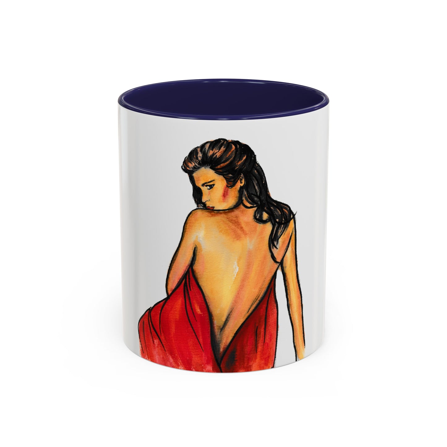 Gia Marie Carangi, Accent Coffee Mug (11, 15oz)