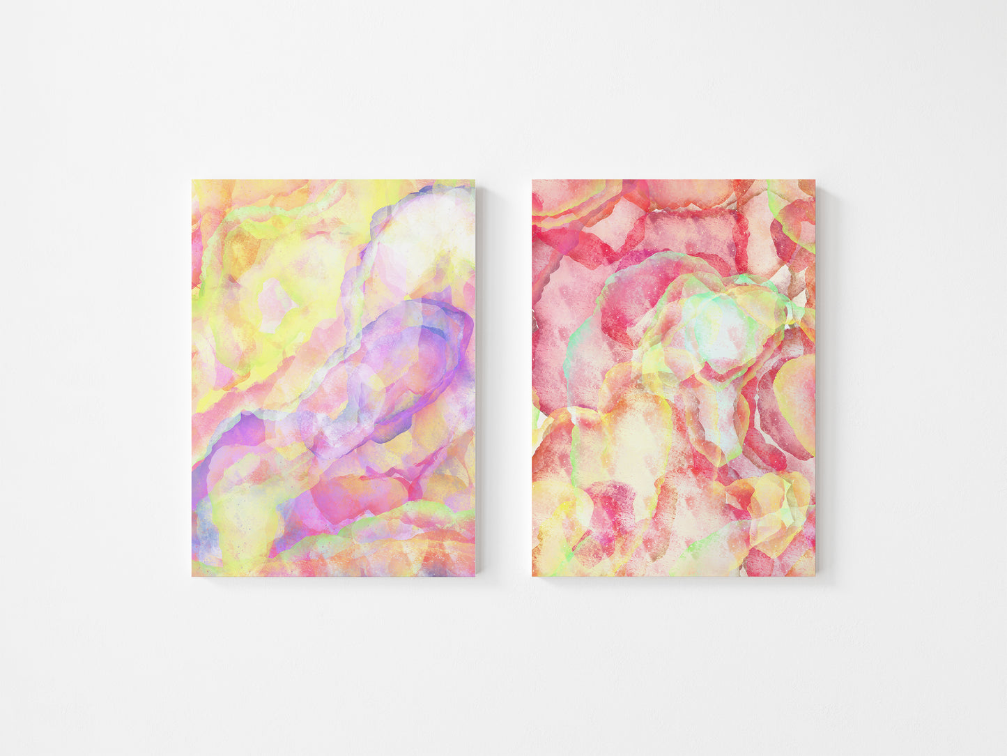 2 pieces, Modern Digital Abstract Art, Wall Home Decor, INSTANT DOWNLOAD