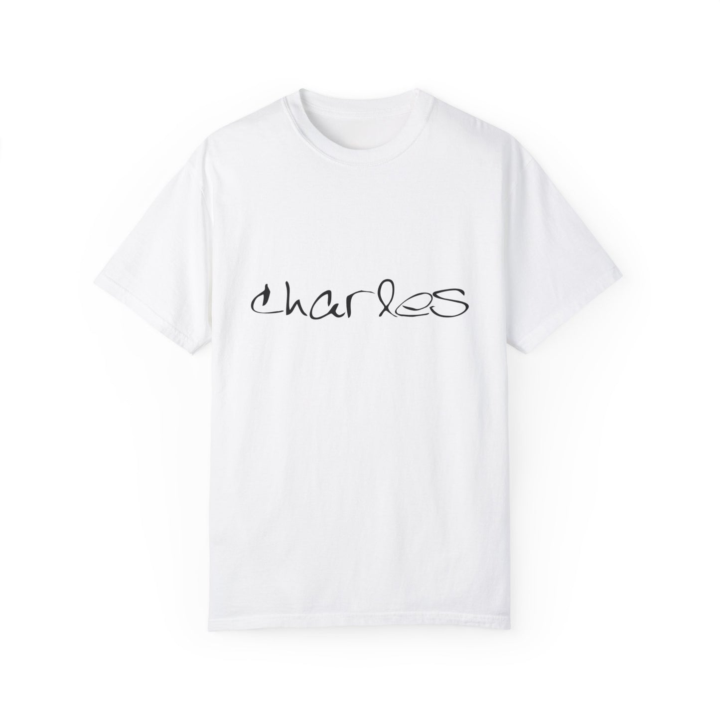 Charles, Man, Boy, Name, Unisex Garment-Dyed T-shirt