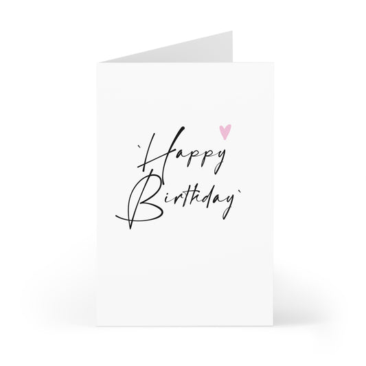 Happy Birthday, Greeting Cards (7 pcs)