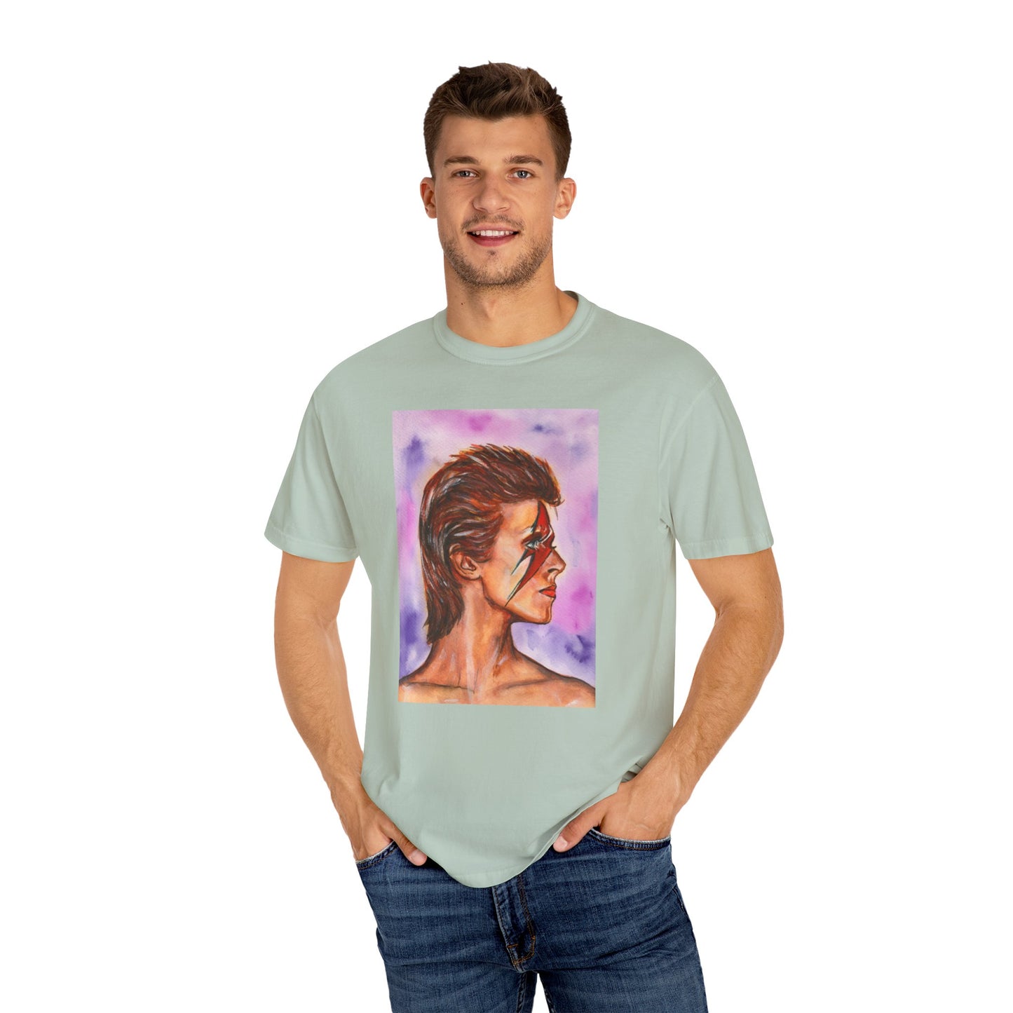 David Bowie, Unisex Garment-Dyed T-shirt