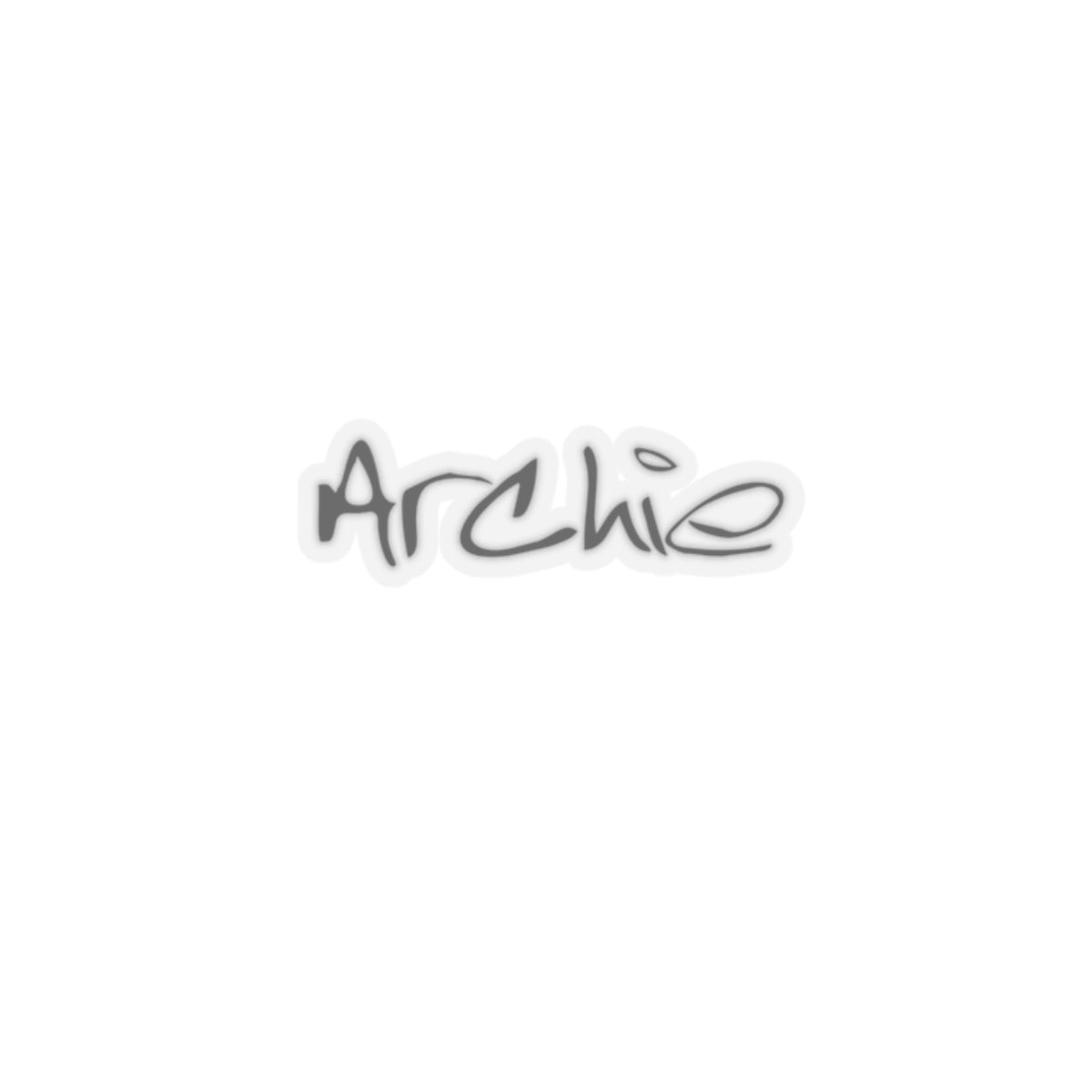 Archie, Man, Boy, Name, Kiss-Cut Stickers