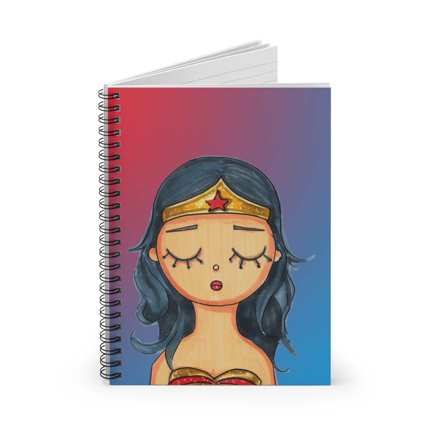 Wonder Woman, Spiral Notebook - Ruled Line