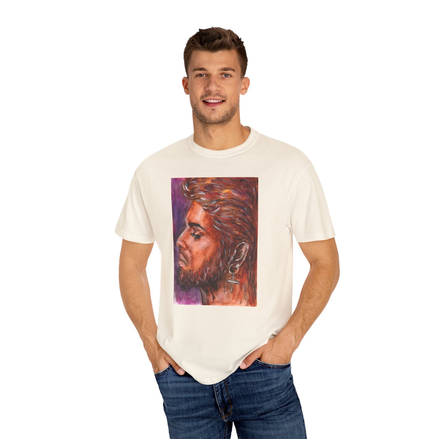 George, Unisex Garment-Dyed T-shirt