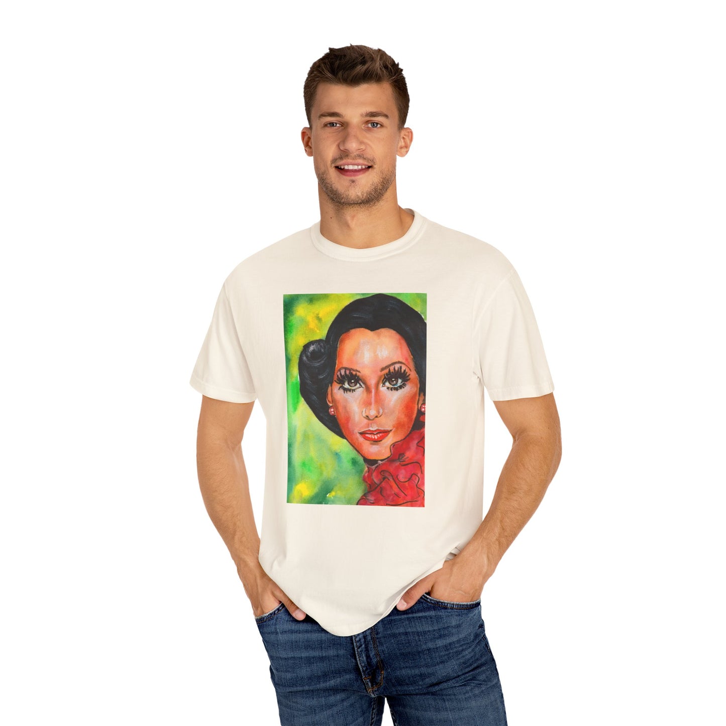 Cher, Unisex Garment-Dyed T-shirt