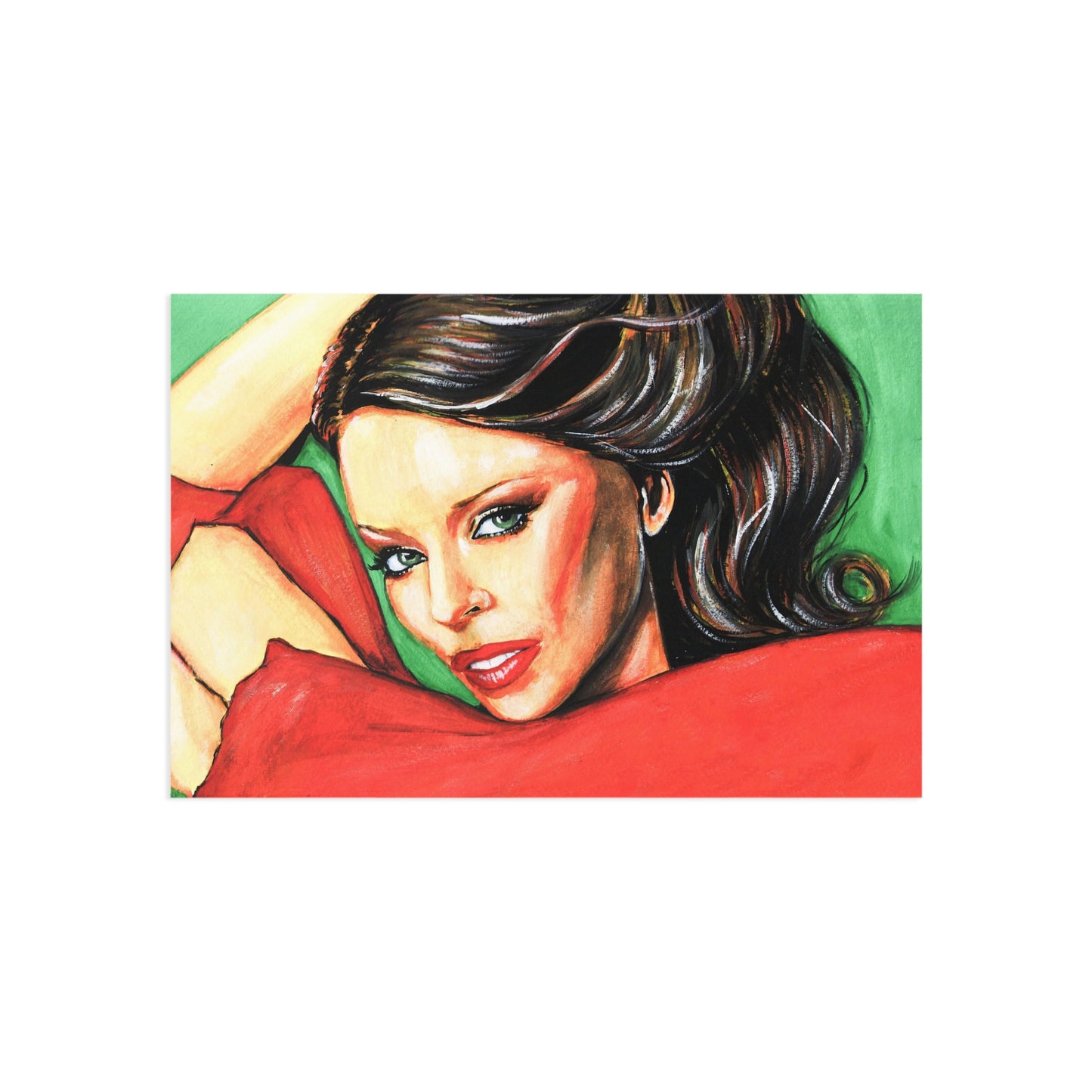 Kylie Minogue, KM, Fine Art Postcards